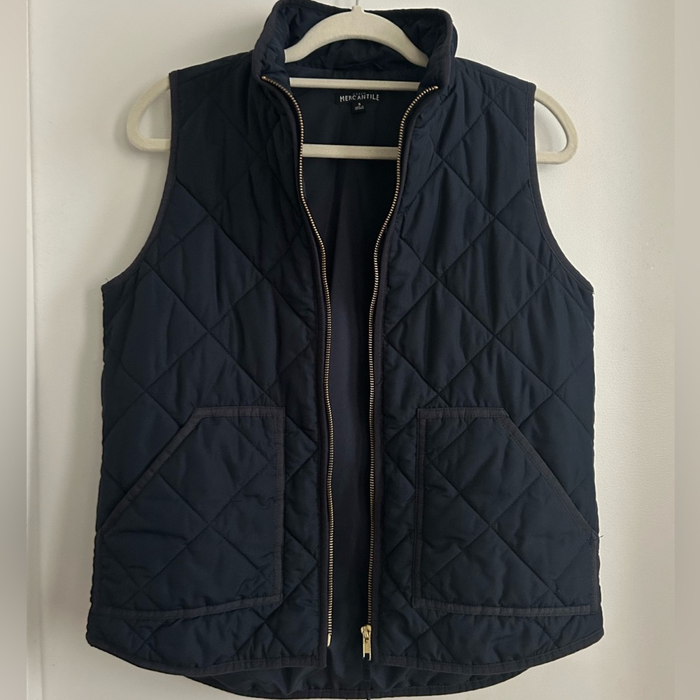 J. Crew Navy Vest - S - Picture 3 of 7
